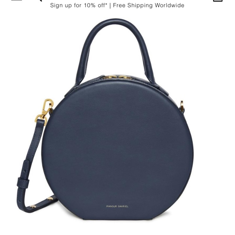 Mansur Gavriel calf circle crossbody NWT
